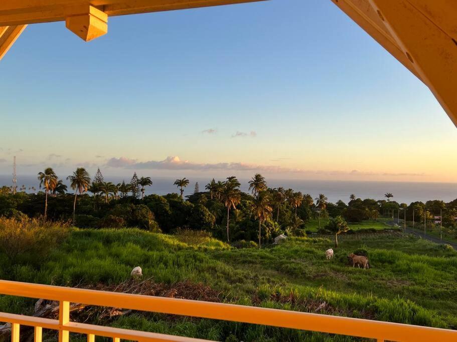 Kanoa Lodge Piscine Et Vue Mer Сен-Клод Экстерьер фото